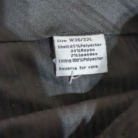 Paisley & Gray Slim Fit Dress black and white Pants size 36x32 - Picture 4 of 11